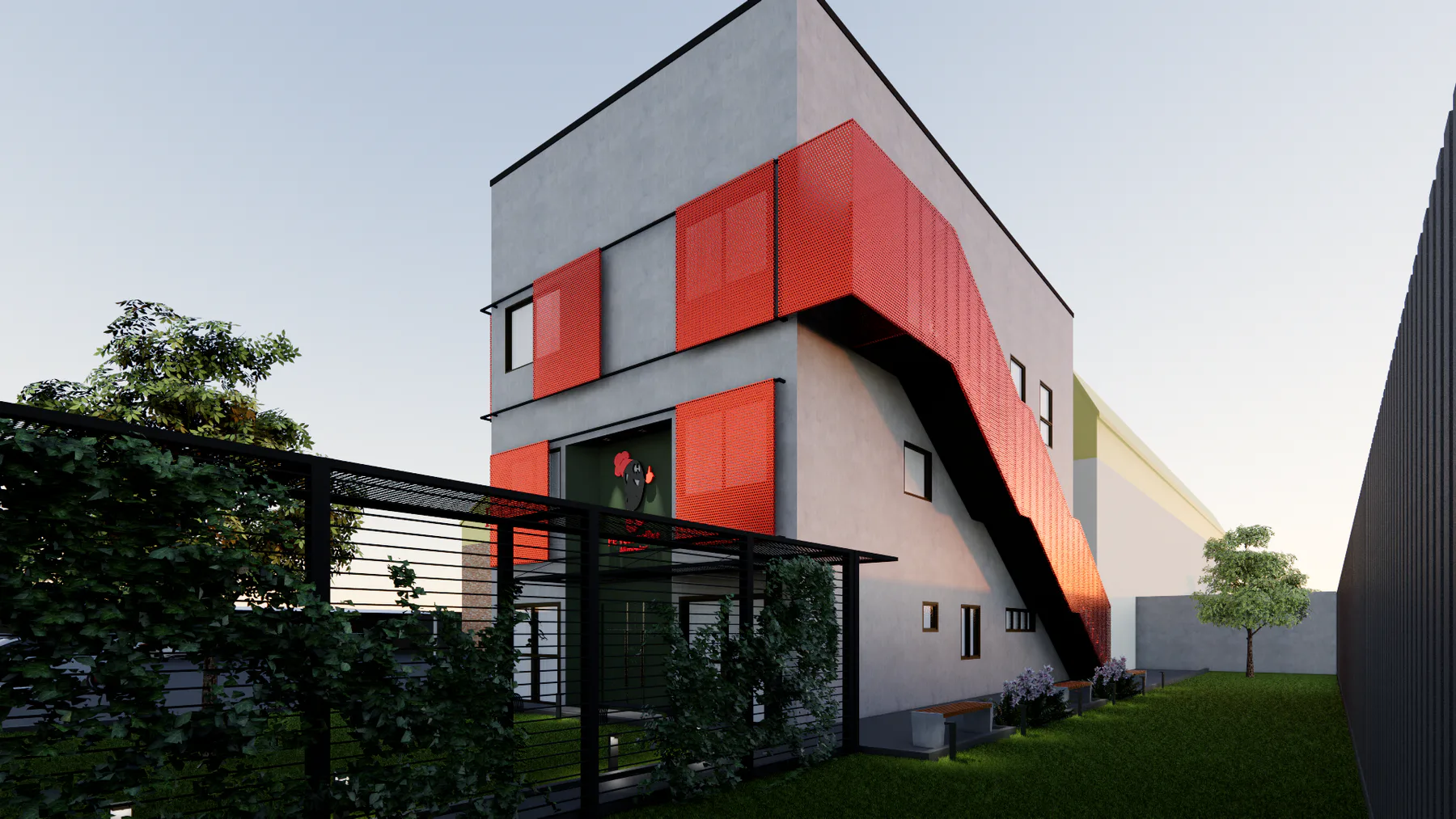 Sede Feijão Pé Vermelho, projeto do Grupo Frade em Curitiba, PR